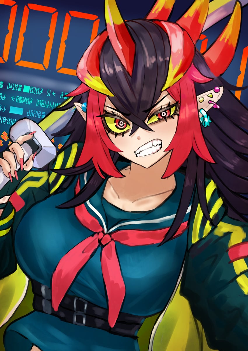 you're finished (yu-gi-oh!) drawn by adeshi_(adeshi0693119)