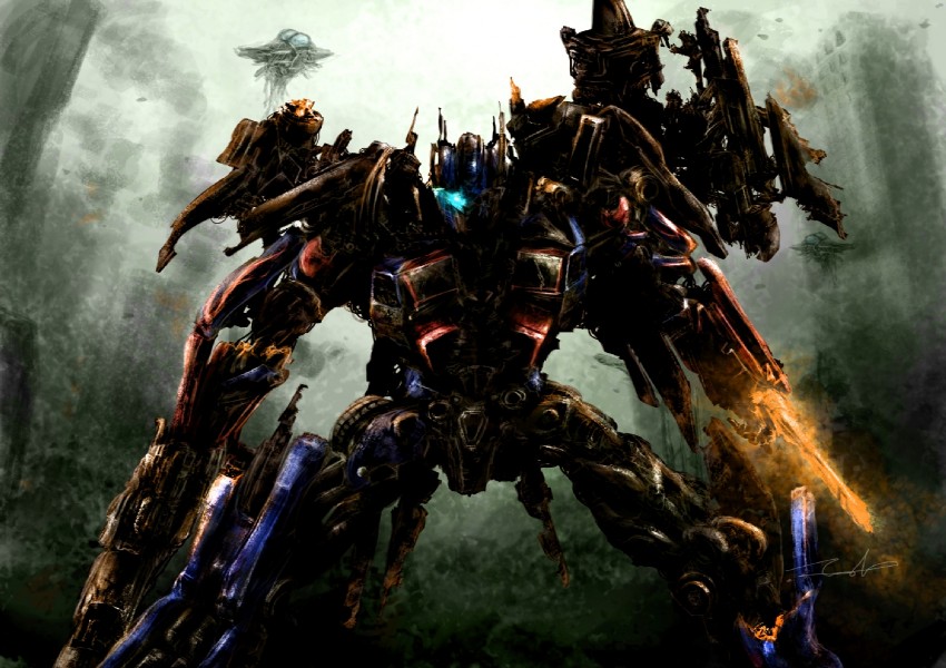 optimus prime (transformers and 1 more) drawn by taka-f