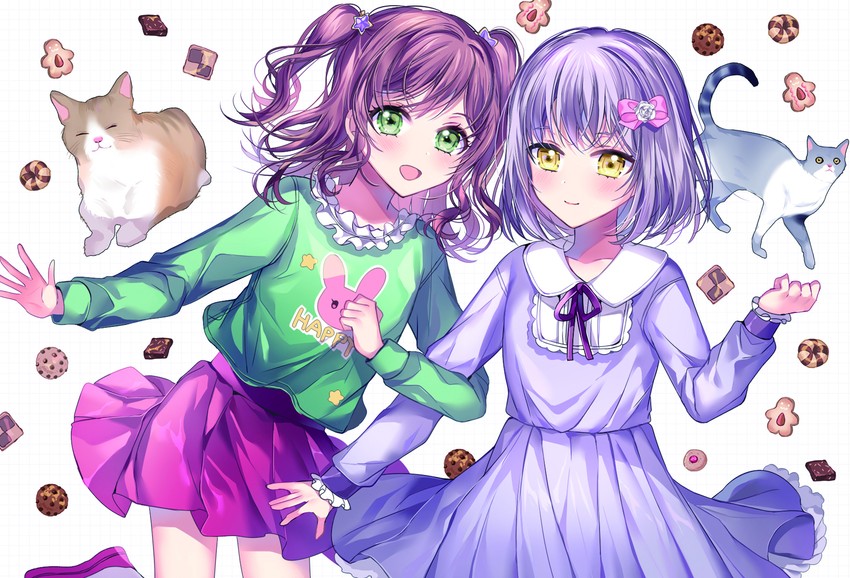 imai lisa and minato yukina (bang dream!) drawn by nennen
