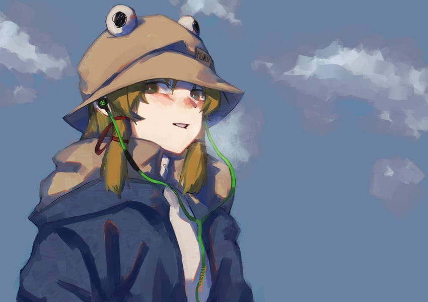 moriya suwako and pyonta (touhou and 1 more) drawn by sinonon218