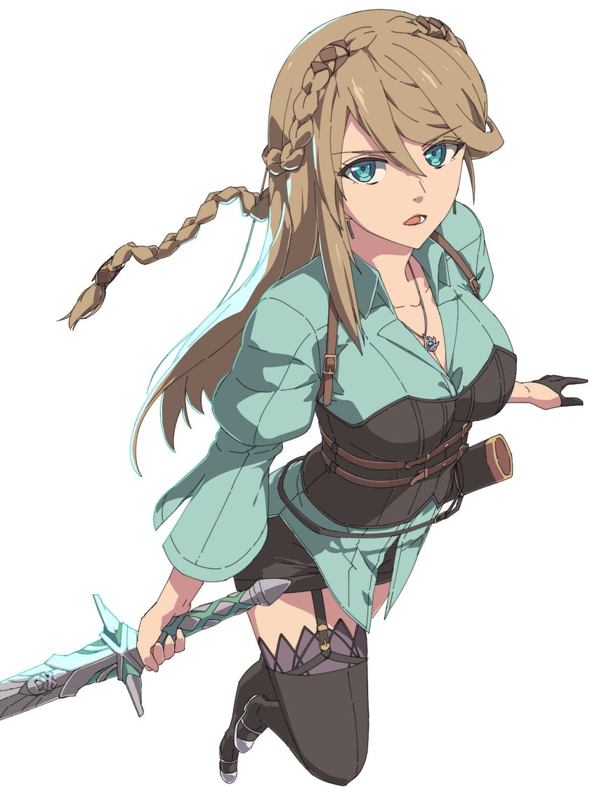 elaine auclair (eiyuu densetsu and 2 more) drawn by chiharu_(9654784)
