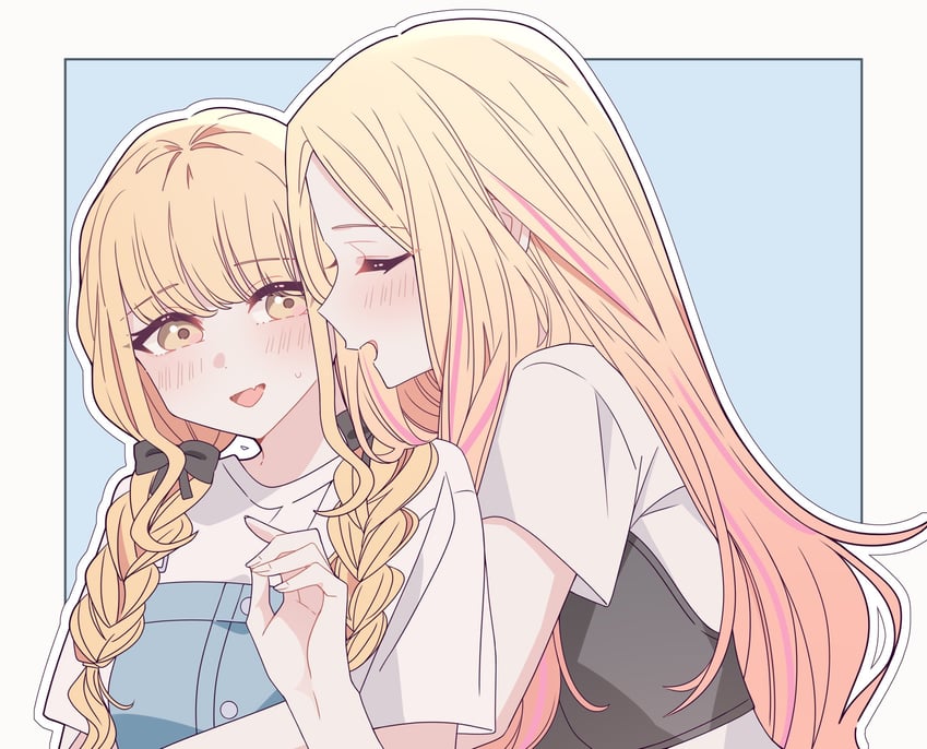 fujita kotone and juo sena (idolmaster and 1 more) drawn by kousaka_0v0
