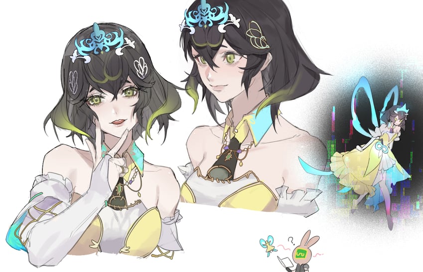 sphene (final fantasy and 1 more) drawn by rainwangt