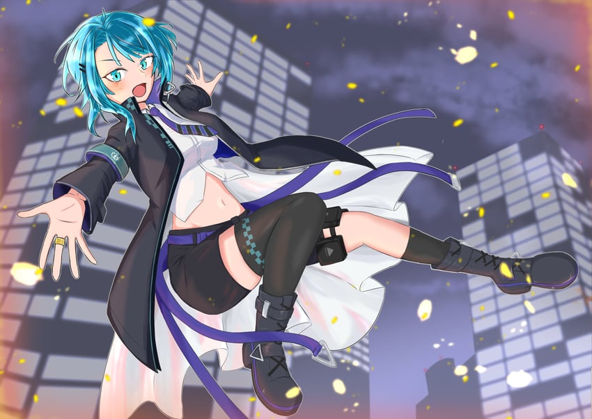aizawa kazuha (assault lily) drawn by akamura_saki_(saki_akamura)