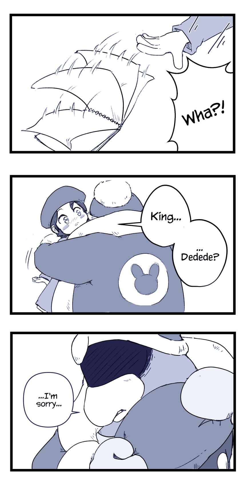 king dedede and adeleine (kirby and 3 more) drawn by desultorynovice