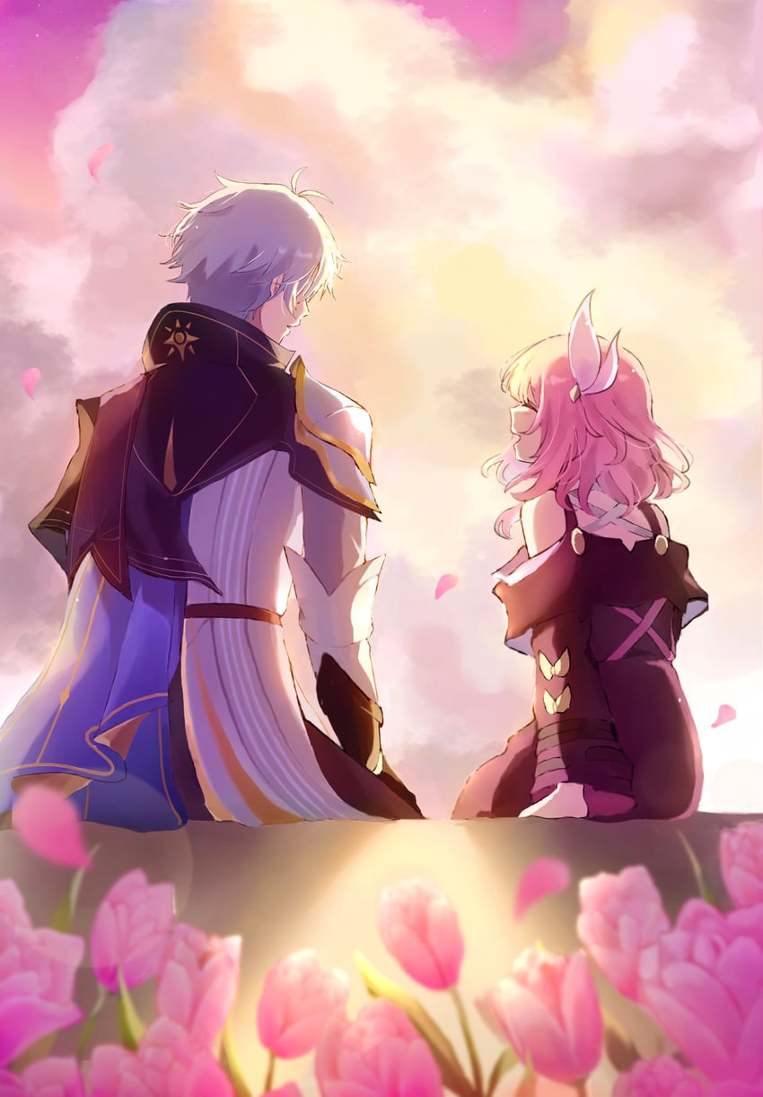 phainon and cyrene (honkai and 1 more) drawn by yudemame1027