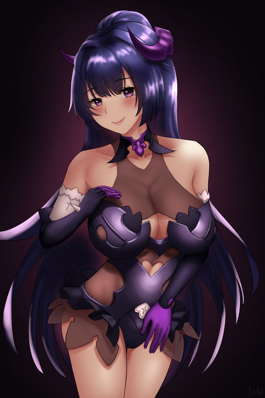 raiden mei (honkai and 1 more) drawn by 1nilla'