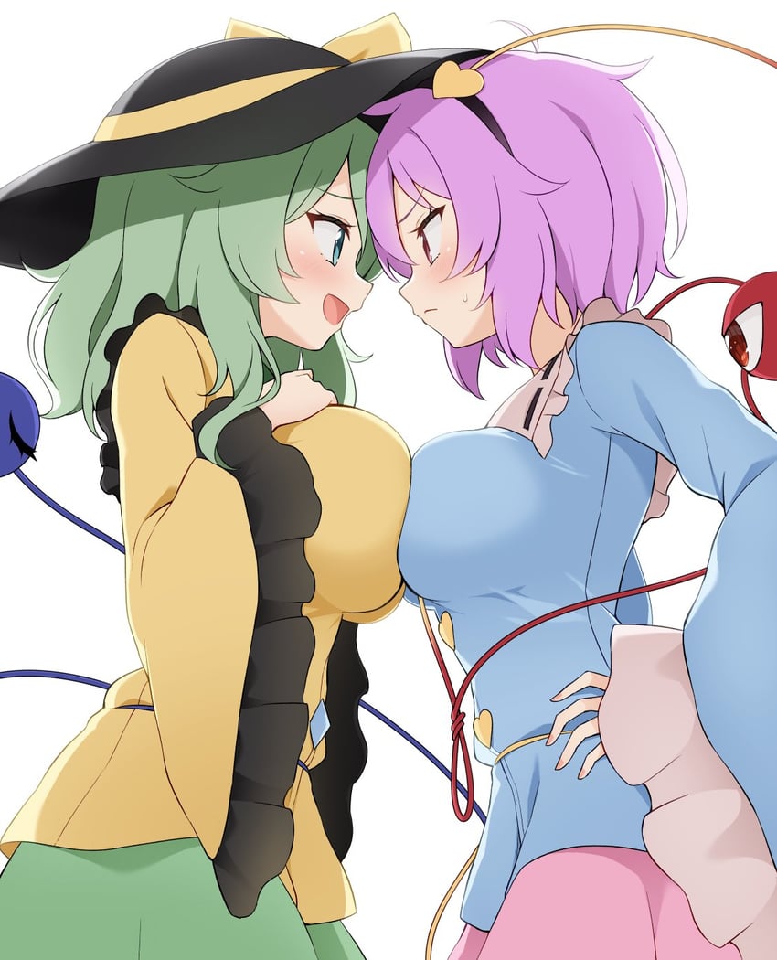 komeiji koishi and komeiji satori (touhou) drawn by suwa_yasai