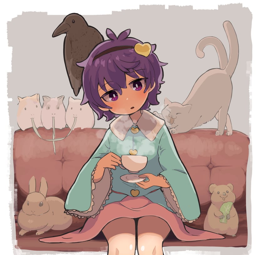 komeiji satori, kaenbyou rin, and reiuji utsuho (touhou) drawn by kyuukei_usagi