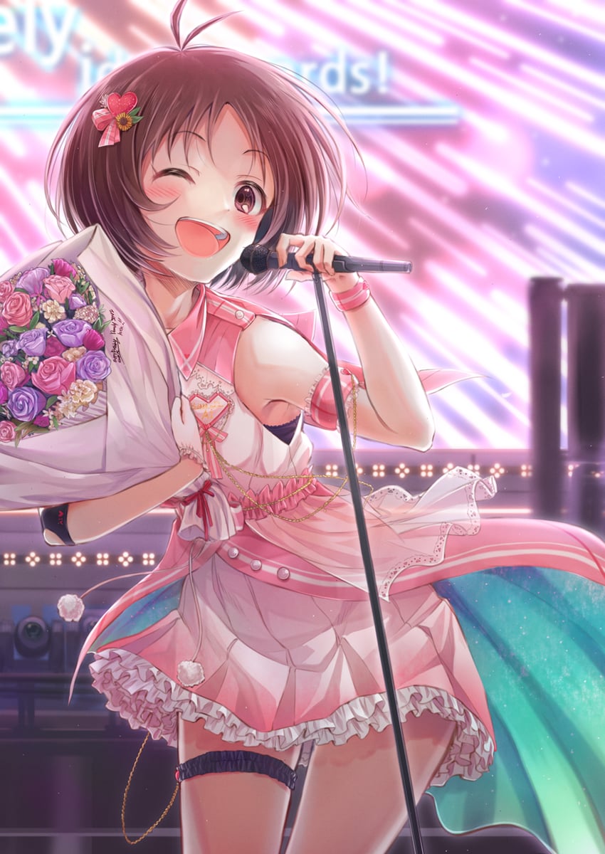 hidaka ai (idolmaster and 1 more) drawn by arigato_(rmskrtkdlqj)