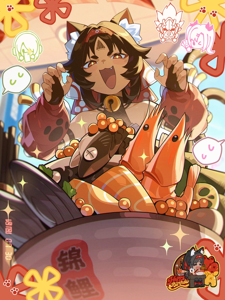 nicole demara, anby demara, nekomiya mana, and billy kid (zenless zone zero)