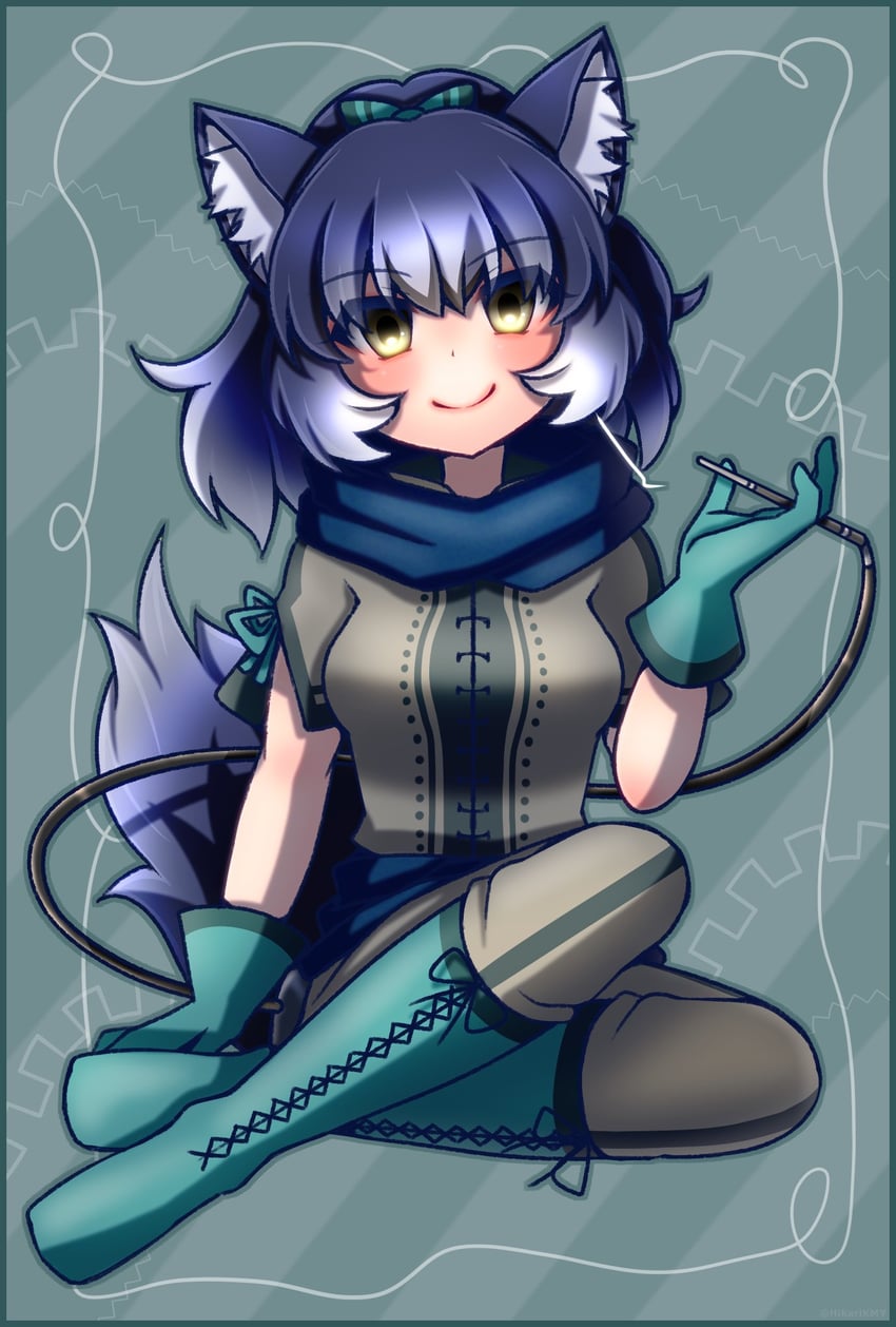 dire wolf (kemono friends and 2 more) drawn by hikarikmy