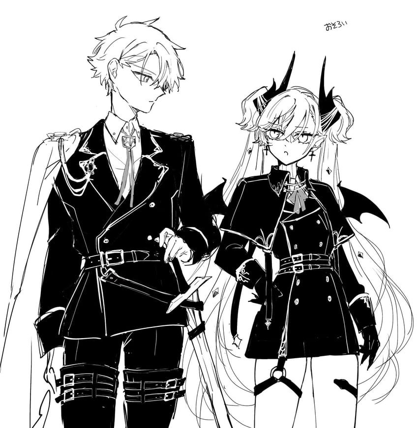 lilith and galahad (fate and 1 more) drawn by mo_(aabx315)