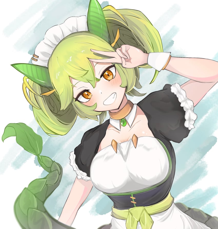 parlor dragonmaid (yu-gi-oh!) drawn by s_i_tsf2