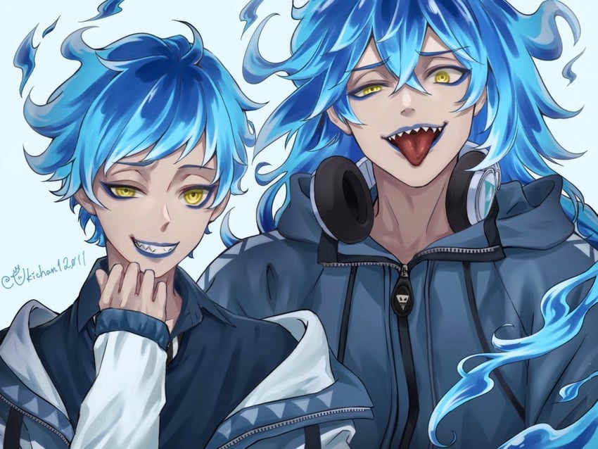 idia shroud and ortho shroud (twisted wonderland) drawn by ukichan12011