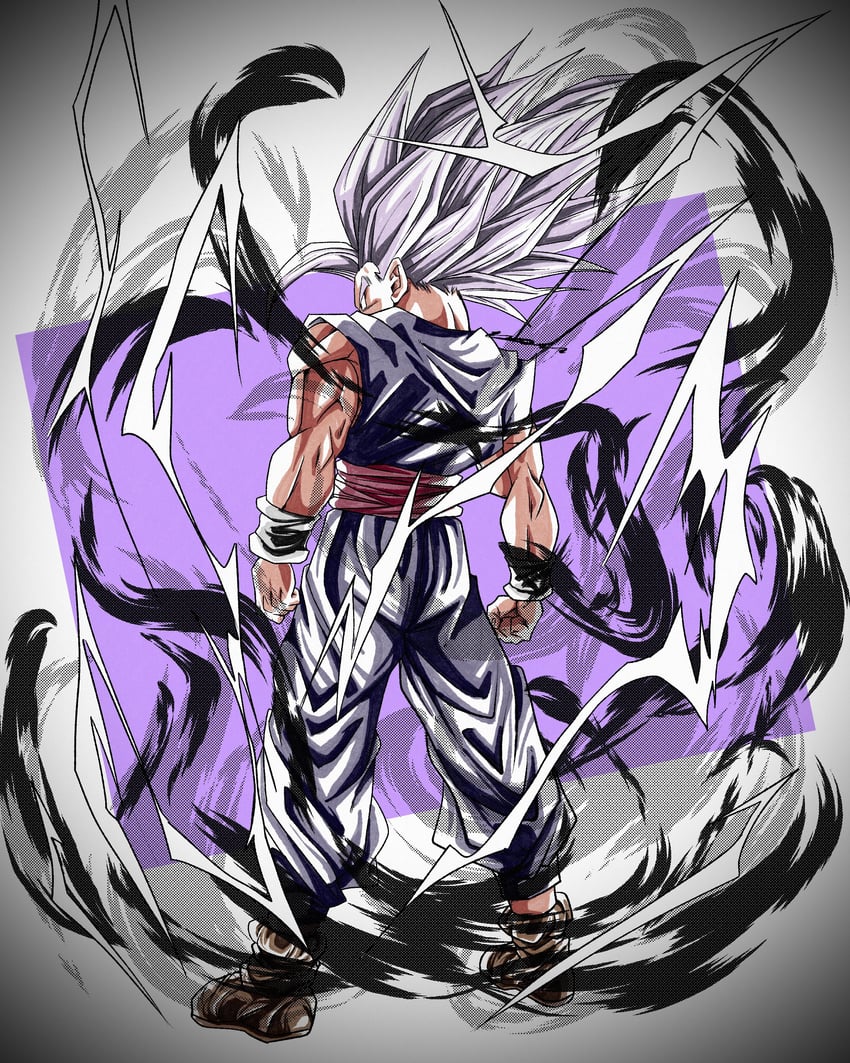 son gohan and gohan beast (dragon ball and 1 more) drawn by noir_illust