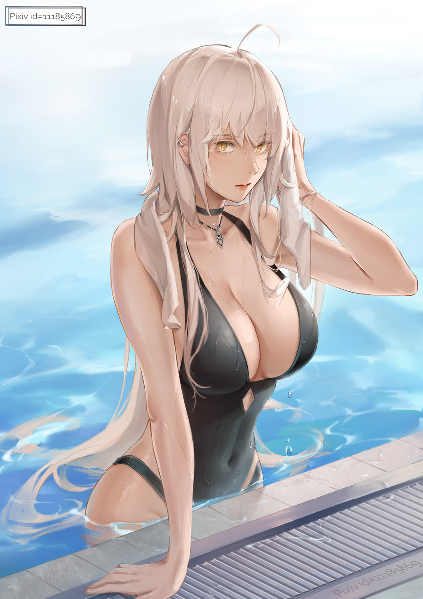jeanne d'arc alter (fate and 1 more) drawn by rifu_(643763873)
