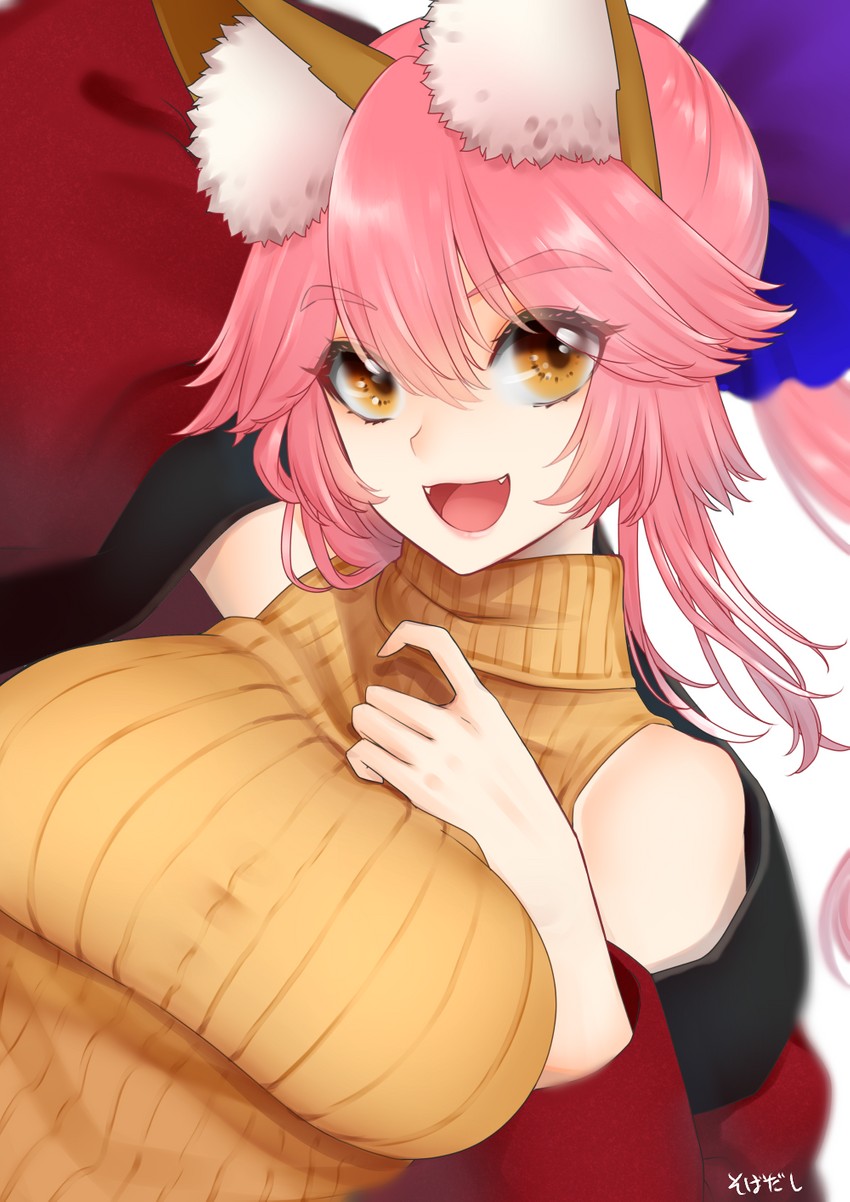 tamamo and tamamo no mae (fate and 2 more) drawn by uminosobadashi