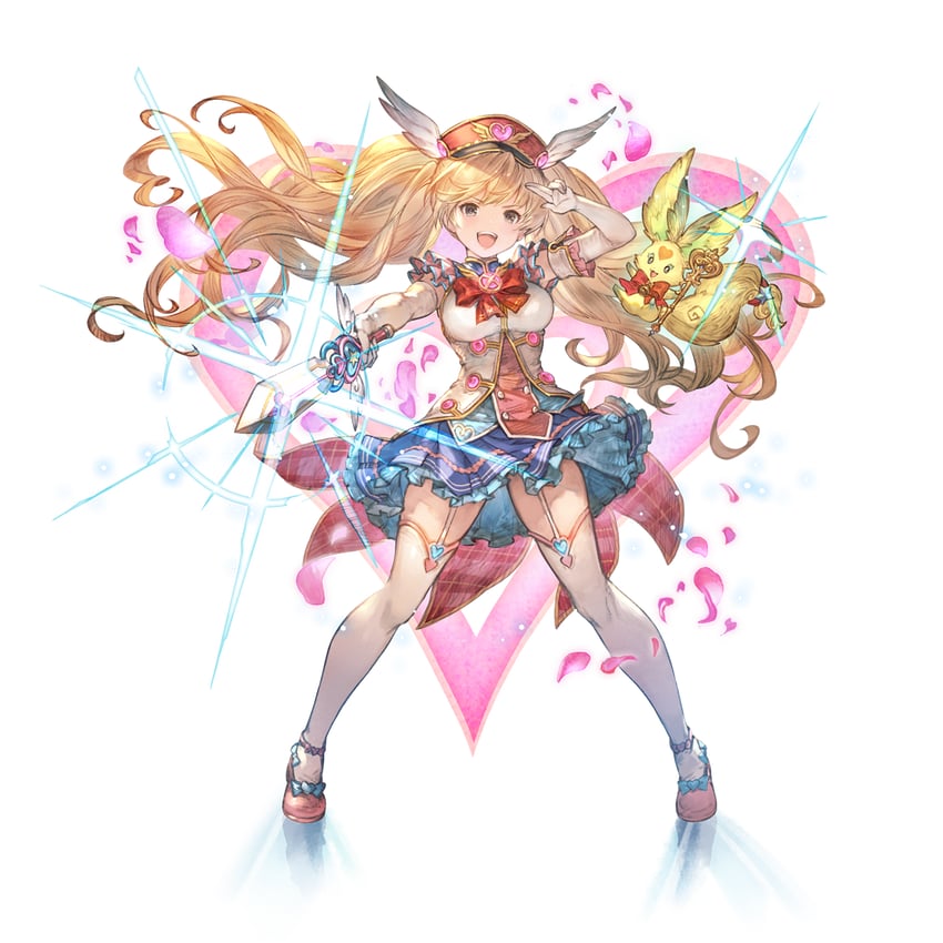 monika weisswind and morra (granblue fantasy) drawn by minaba_hideo