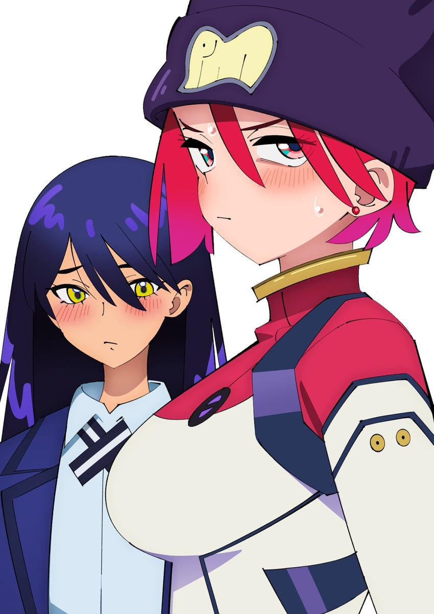 amate yuzuriha and nyaan (gundam and 1 more) drawn by sakura_1110ssmm