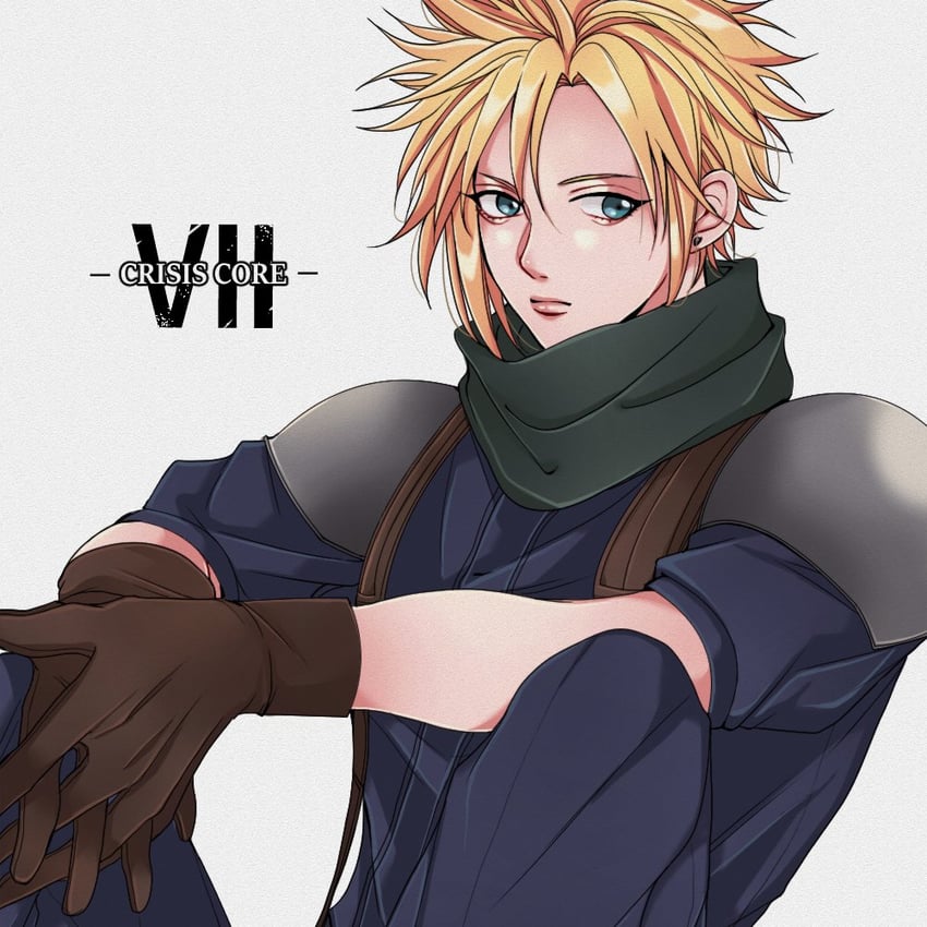 cloud strife (final fantasy and 2 more) drawn by y_skk