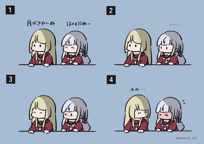 kon kanaho and miyagawa takane (assault lily) drawn by kabayaki_(kabayaki_eel)