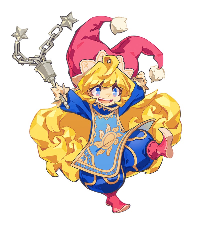 charlotte (seiken densetsu and 1 more) drawn by arlmuffin