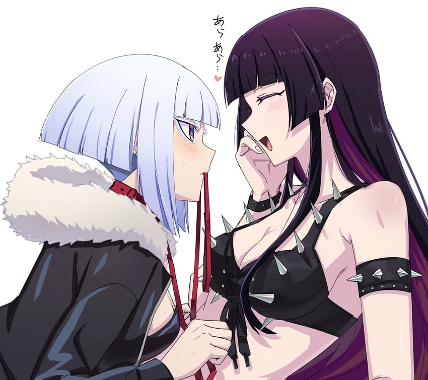 kurogane otoha and shiraya tamaki (rock wa lady no tashinami deshite) drawn by aoki_shizumi
