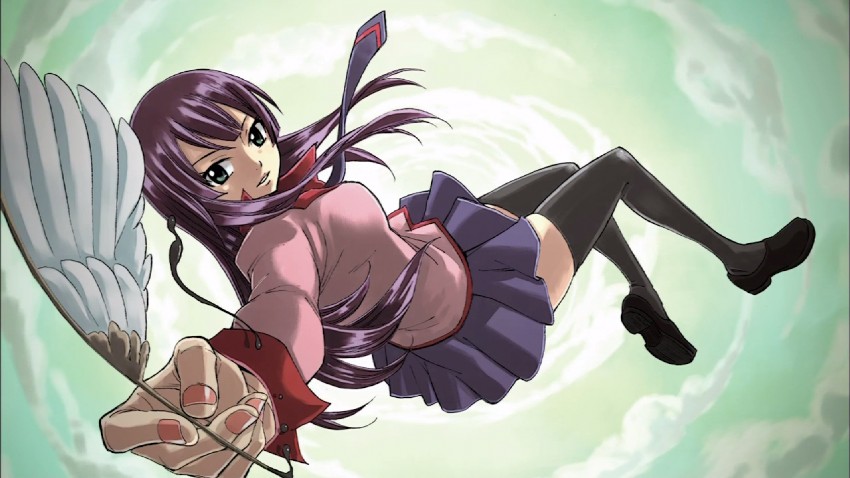 senjougahara hitagi (monogatari and 1 more) drawn by mashima_hiro
