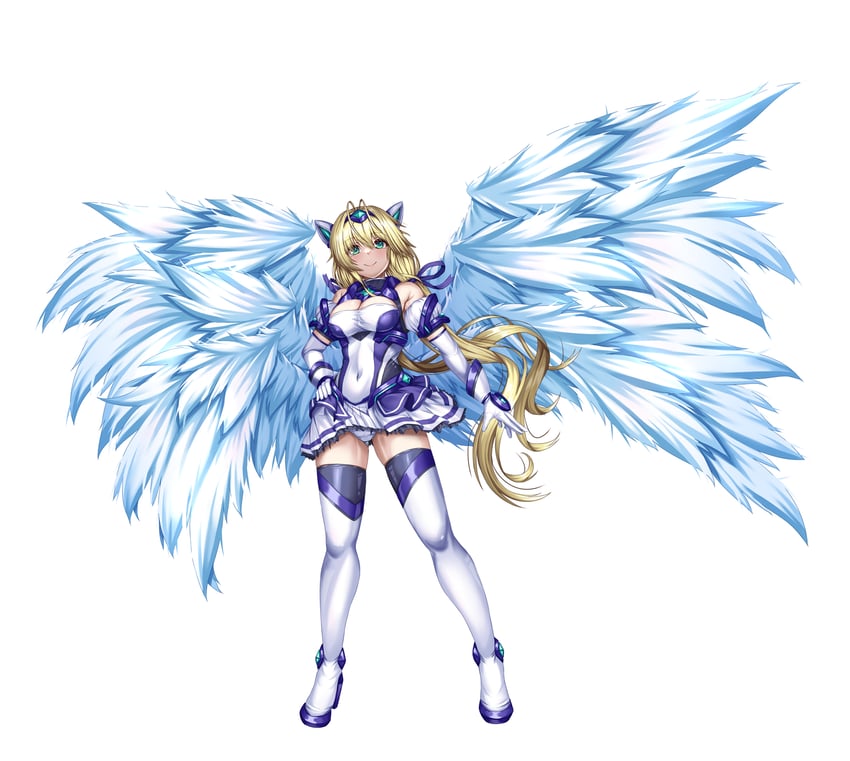 katsuragi shiori and exs-tia spica (kouyoku senki exs-tia) drawn by kozu_rokuta