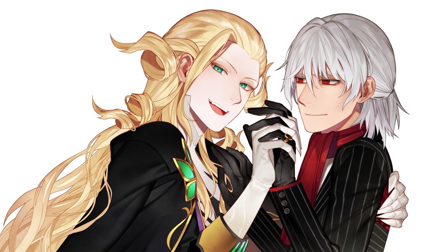 antonio salieri and wolfgang amadeus mozart (fate and 1 more) drawn by sindri