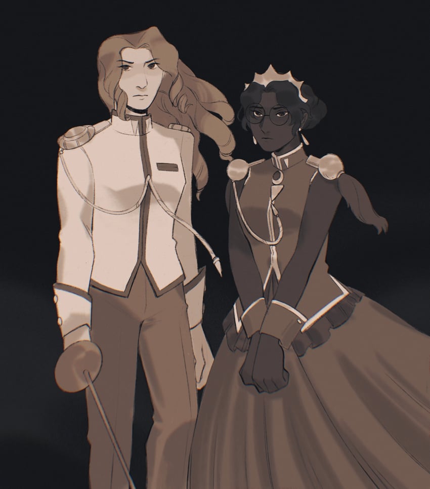 himemiya anthy and arisugawa juri (shoujo kakumei utena) drawn by tcryla
