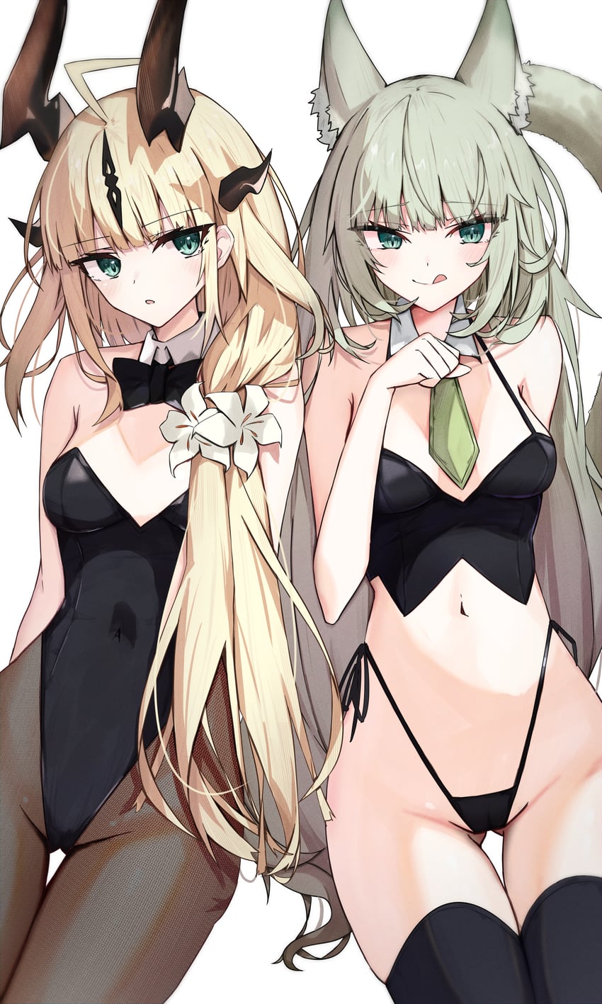 reed, reed the flame shadow, and harmonie (arknights) drawn by touko_(toko12_tooko)