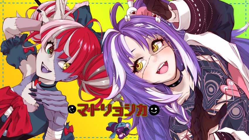 kureiji ollie, udin, michi mochievee, and jared (hololive and 2 more) drawn by d-maker