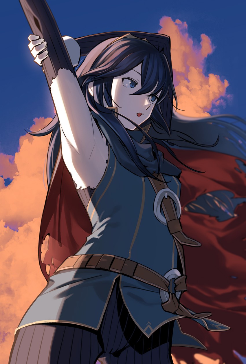 lucina (fire emblem and 2 more) drawn by rasupekuto