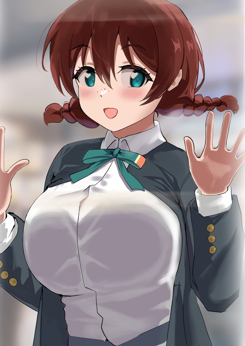 emma verde (love live! and 1 more) drawn by pisagi