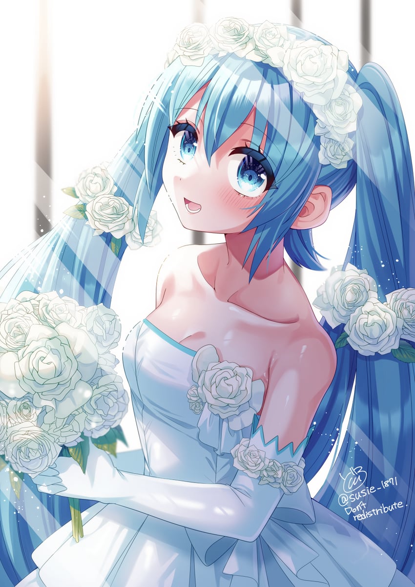 hatsune miku (vocaloid) drawn by doroshii