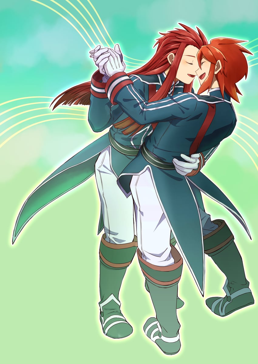 luke fon fabre and asch (tales of and 1 more) drawn by shiki_123