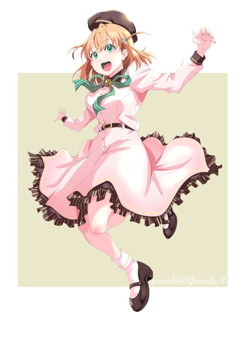hinoshita kaho (love live! and 1 more) drawn by yousolo
