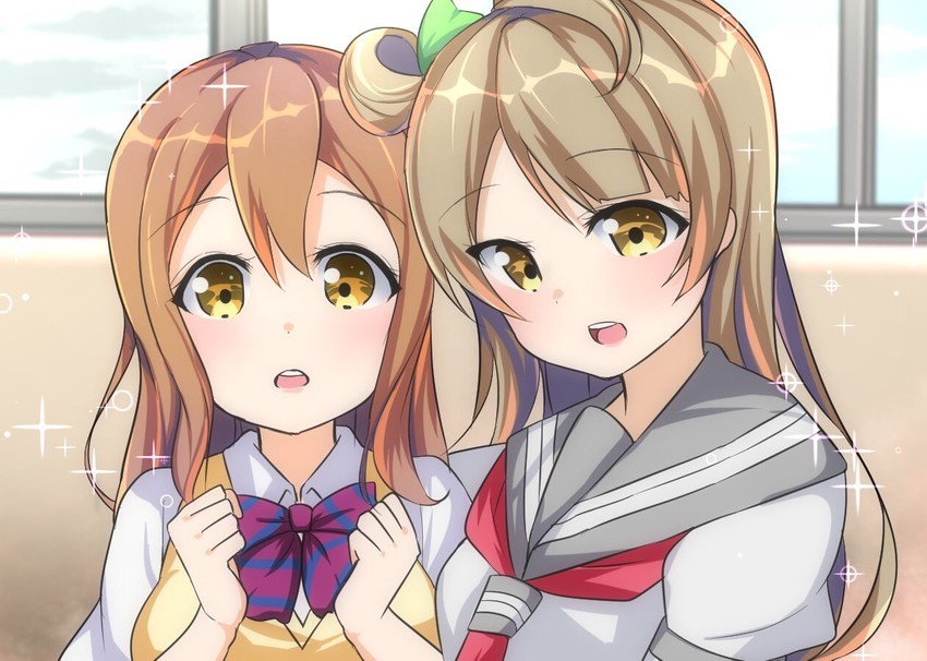 minami kotori and kunikida hanamaru (love live! and 2 more) drawn by sakurachoco
