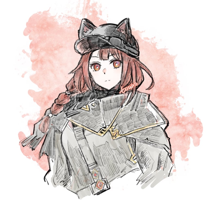 ash (arknights and 1 more) drawn by touno_(akarino)