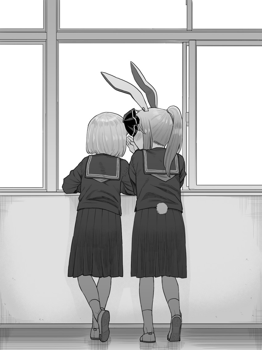 konpaku youmu and reisen udongein inaba (touhou) drawn by koyama_shigeru
