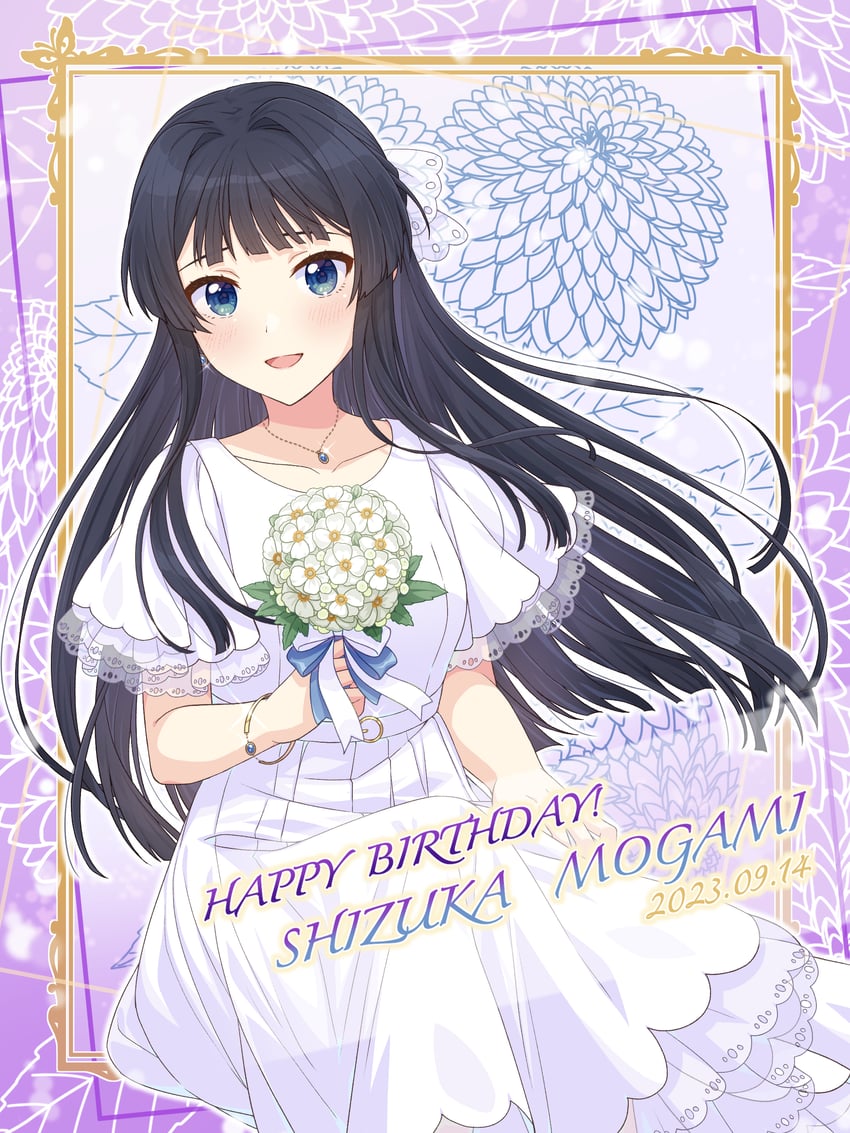 mogami shizuka (idolmaster and 2 more) drawn by shiro_(ongrokm)