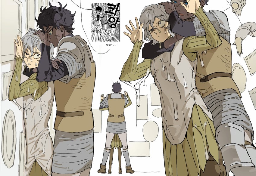 mithrun and kabru (dungeon meshi) drawn by kui_ryouko and mon_g_11