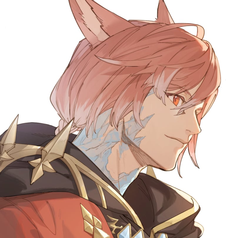 g'raha tia and crystal exarch (final fantasy and 1 more) drawn by ricemune723623