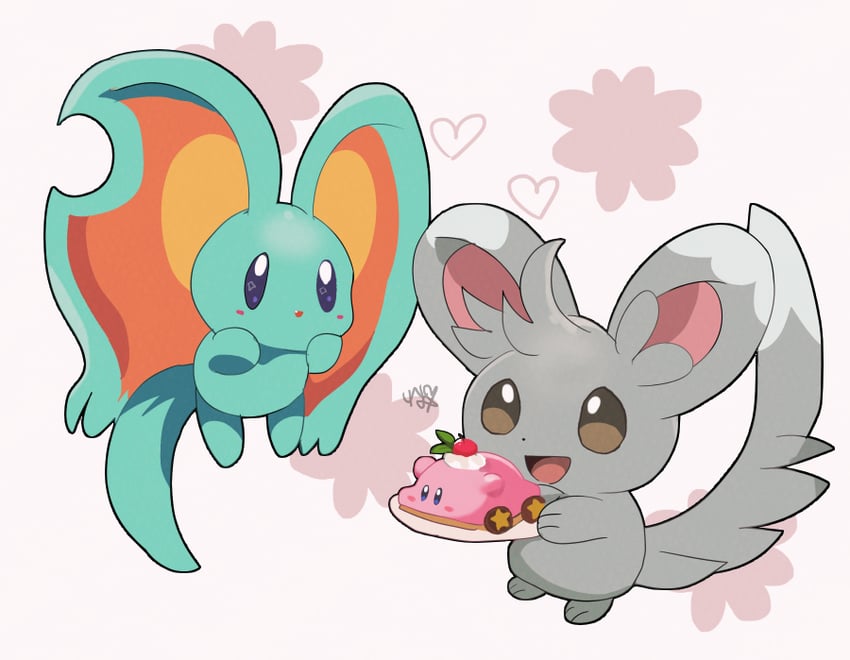 minccino and elfilin (pokemon and 2 more) drawn by rem_(eyes_410)