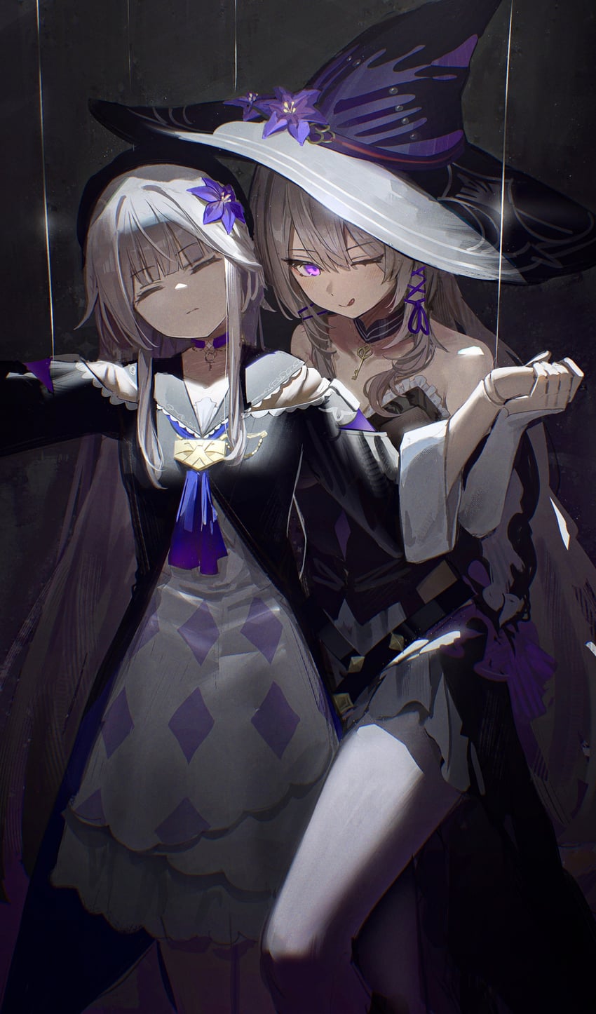 herta and the herta (honkai and 1 more) drawn by hidulume