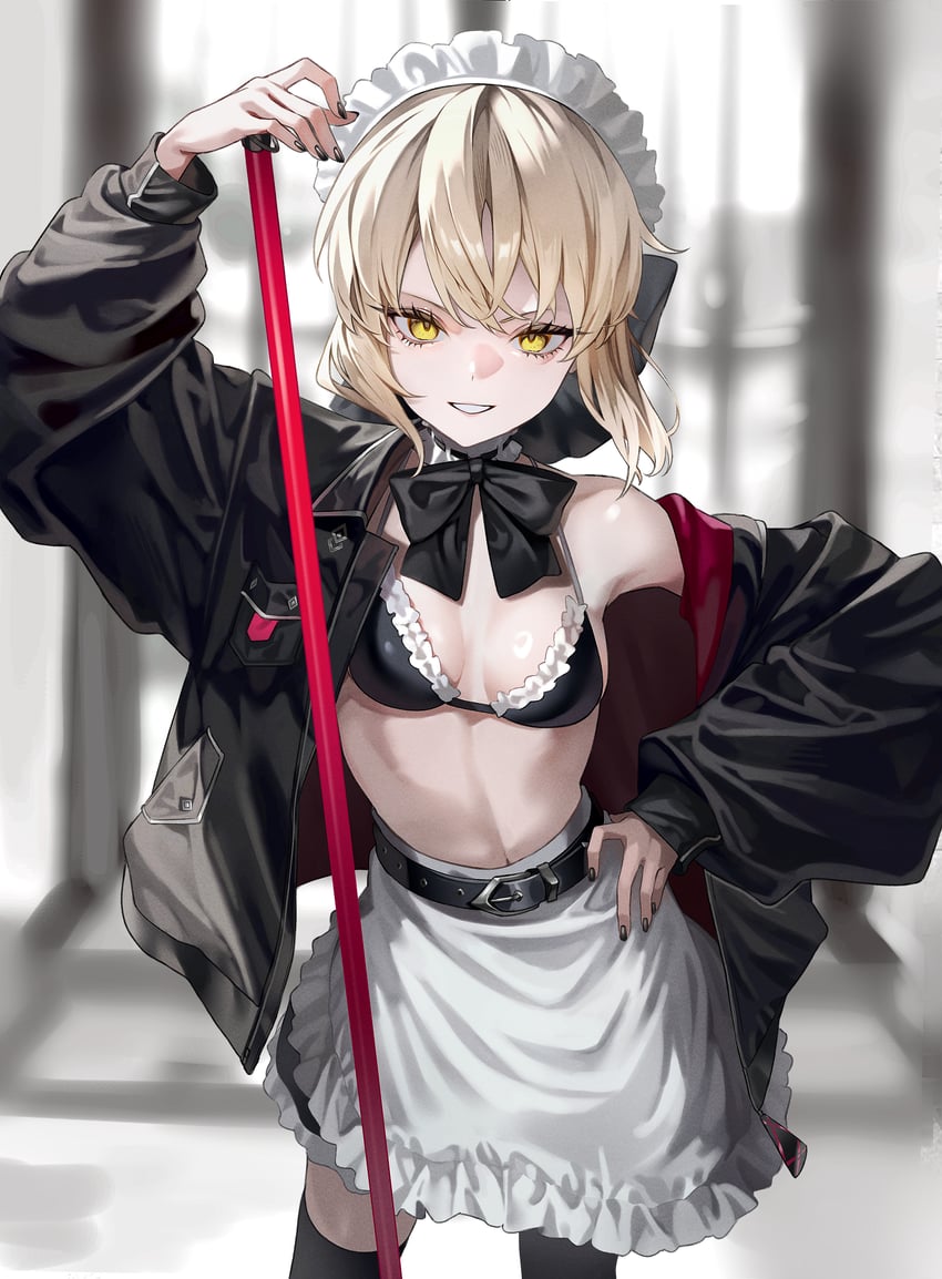 artoria pendragon and saber alter (fate and 1 more) drawn by maririri111