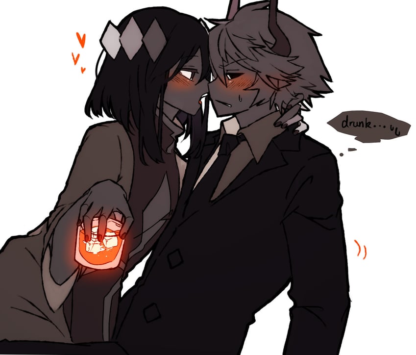 kcalb and etihw (funamusea and 1 more) drawn by amasonakius