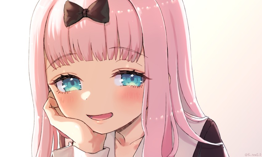 fujiwara chika (kaguya-sama wa kokurasetai ~tensai-tachi no renai zunousen~) drawn by fuutea0w0